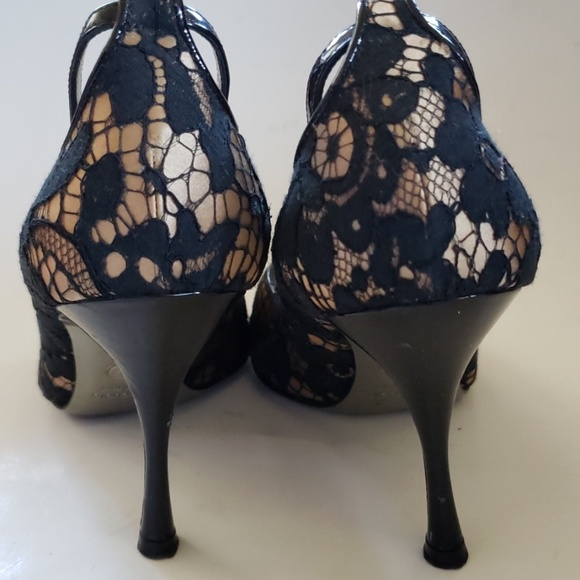 Dolce & Gabbana lace evening shoes size 7 1/2 - Picture 5 of 8